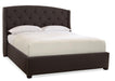 Bernhardt Interiors Jordan Button-Tufted Wing Queen Bed in Espresso image