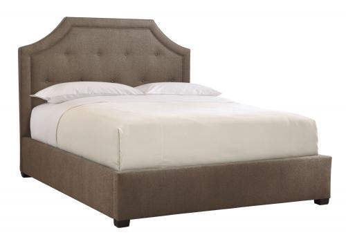 Bernhardt Interiors Sophia Crested Queen Bed in Espresso - Furniture City (CA)l