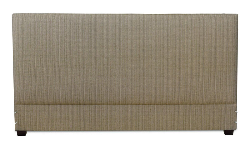 Bernhardt Interiors Pryce Panel Queen Headboard w/Bed Frame in Espresso - Furniture City (CA)l
