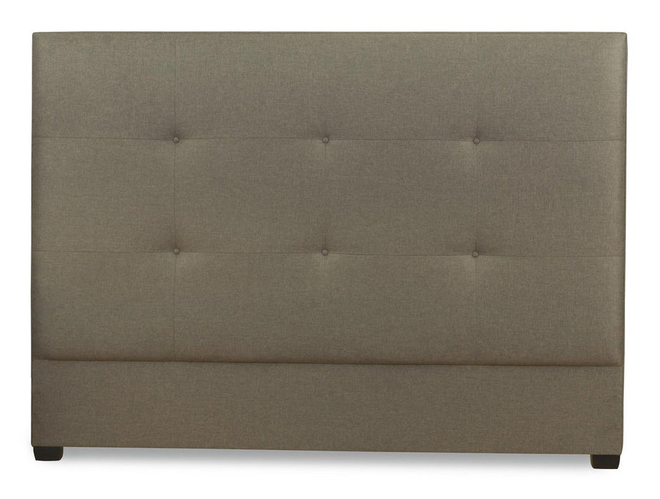 Bernhardt Interiors Derrick Tufted Full Headboard w/Bed Frame in Espresso
