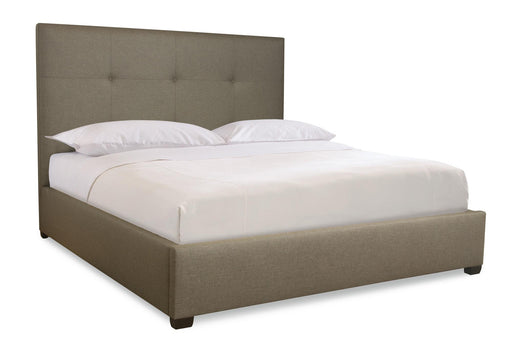 Bernhardt Interiors Derrick Tufted King Bed w/ Low Footboard in Espresso image