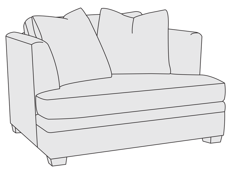 Bernhardt Upholstery Conway Chair 1/2 in Fabric B1063 - Furniture City (CA)l