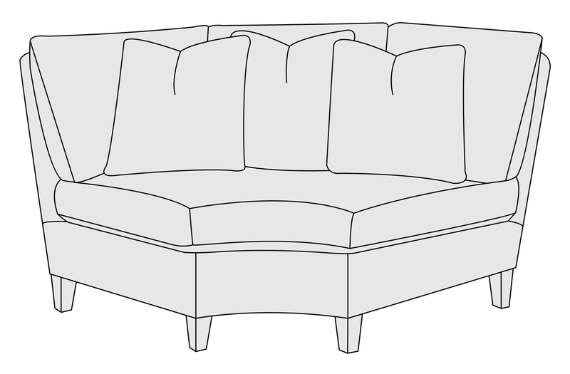 Bernhardt Upholstery Sherman Wedge B1960 - Furniture City (CA)l