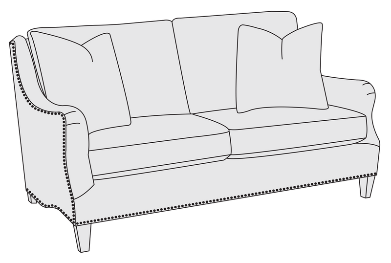 Bernhardt Upholstery Hamilton Loveseat B2285 - Furniture City (CA)l