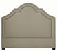 Bernhardt Interiors Madison Crown Top King Headboard w/Bed Frame in Espresso image