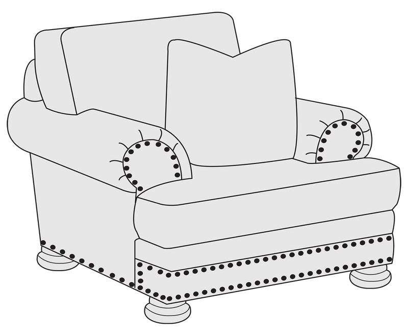 Bernhardt Upholstery Foster Chair in Fabric B5172
