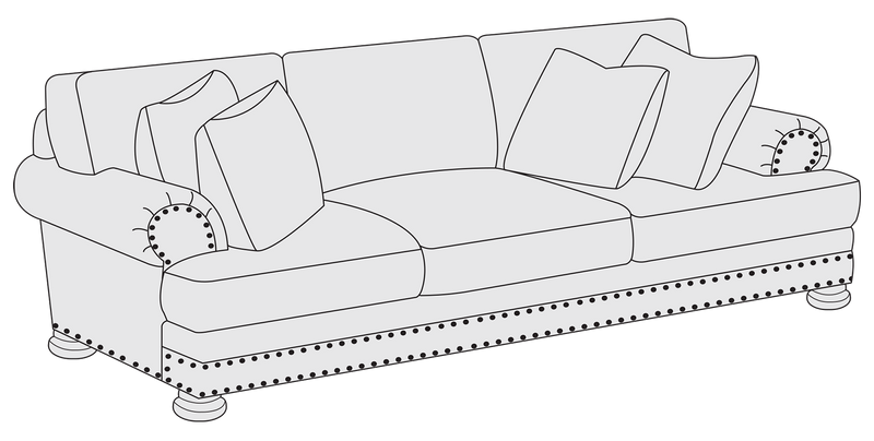 Bernhardt Upholstery Foster Fabric Sofa Sleeper B5177S - Furniture City (CA)l