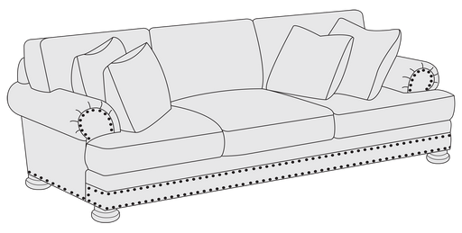 Bernhardt Upholstery Foster Fabric Sofa Sleeper B5177S image