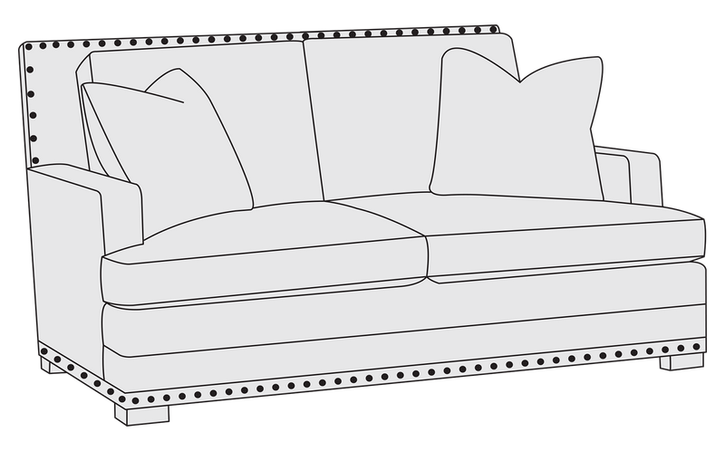Bernhardt Upholstery Cantor Loveseat B6265 - Furniture City (CA)l