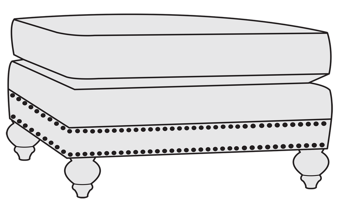 Bernhardt Upholstery Brae Ottoman B6711