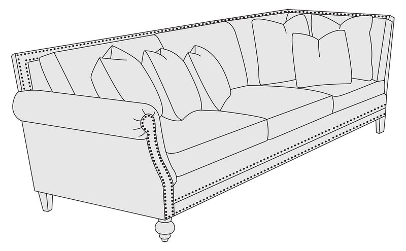 Bernhardt Upholstery Brae Left Arm Sofa B6894 - Furniture City (CA)l
