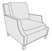 Bernhardt Upholstery Crawford Chair B7572 image