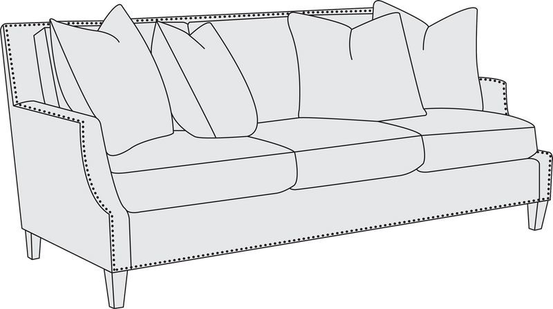Bernhardt Upholstery Crawford Sofa B7576 - Furniture City (CA)l