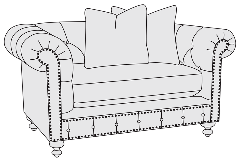 Bernhardt Upholstery Riviera Chair 1/2 B8273 - Furniture City (CA)l