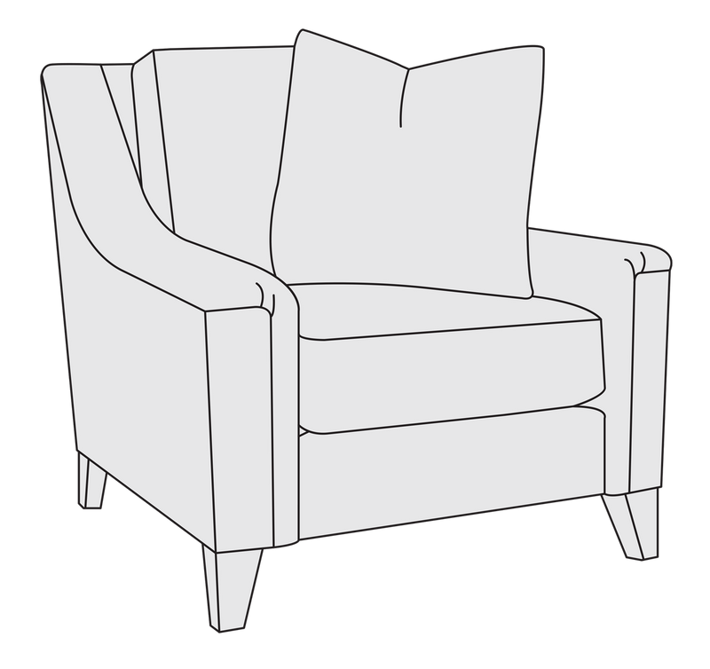 Bernhardt Upholstery Norton Chair B8882 - Furniture City (CA)l