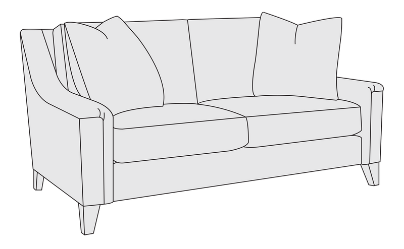 Bernhardt Upholstery Norton Loveseat B8885 - Furniture City (CA)l