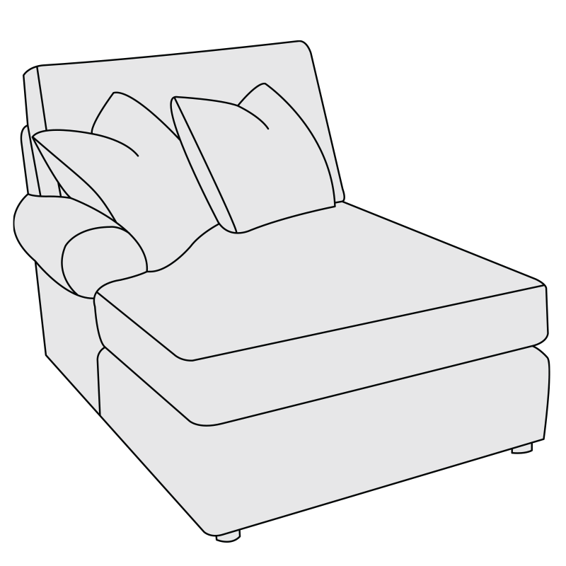Bernhardt Upholstery Perrin Left Arm Chaise B8938 - Furniture City (CA)l