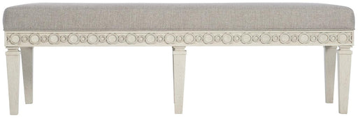 Bernhardt Allure Bench in White & Silver 399-508 image