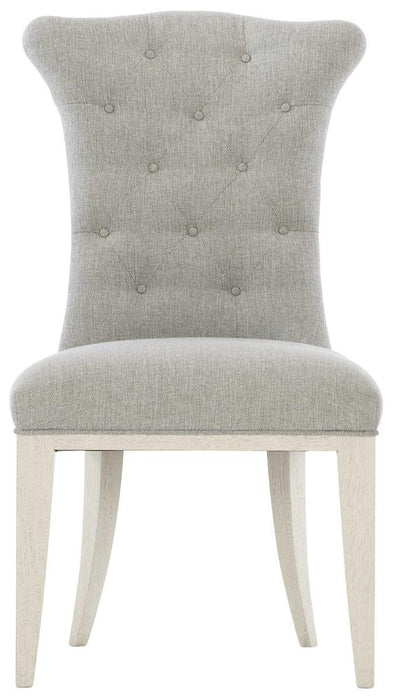 Bernhardt Allure Side Chair in White & Silver 399-547 image