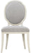 Bernhardt Allure Side Chair in White & Silver (Set of 2) 399-541 image