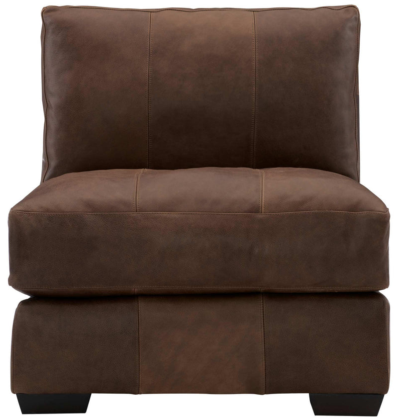 Bernhardt Upholstery Dawkins Leather Armless Chair 9230LO
