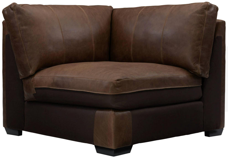 Bernhardt Upholstery Dawkins Leather Corner Chair 9232LO