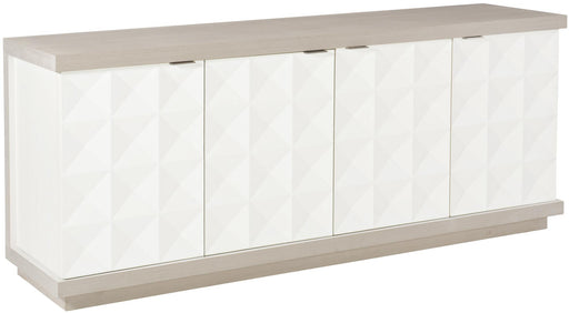 Axiom Buffet in Linear Gray/White 381-134 - Furniture City (CA)l