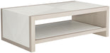 Bernhardt Axiom Cocktail Table in Linear White 381-021 image