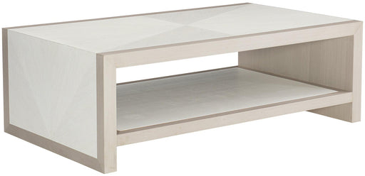 Bernhardt Axiom Cocktail Table in Linear White 381-021 image