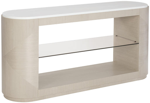 Bernhardt Axiom Console Table in Linear Gray/White 381-910 image