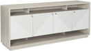 Bernhardt Axiom Entertainment Console in Linear Gray/White 381-870 image