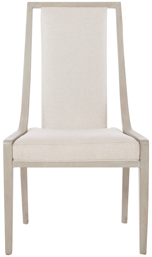 Bernhardt Axiom Upholstered Side Chair (Set of 2) in Linear Gray 381-565 image