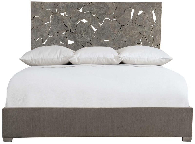 Bernhardt Interiors Calavaras Laminated Teak King Panel Bed in Smoke 396H46-FR46 - Furniture City (CA)l