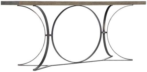 Bernhardt Canyon Ridge Metal Console Table in Desert Taupe 397-916 image