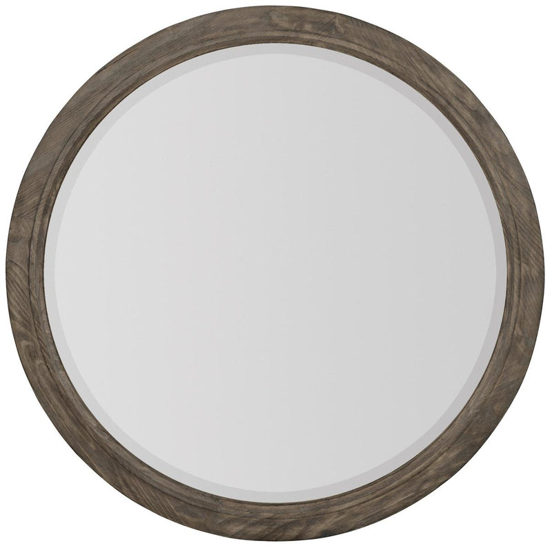 Bernhardt Canyon Ridge Round Mirror in Desert Taupe 397-333 - Furniture City (CA)l