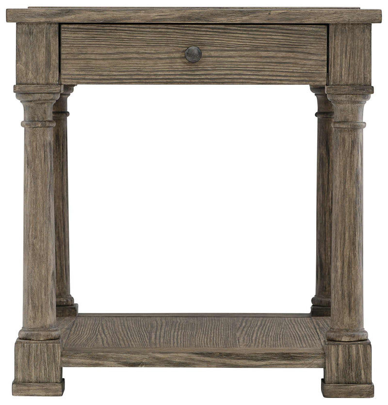 Bernhardt Canyon Ridge Side Table in Desert Taupe 397-111 - Furniture City (CA)l