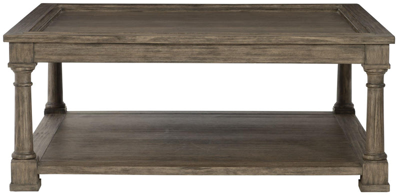 Bernhardt Canyon Ridge Square Cocktail Table in Desert Taupe 397-011 - Furniture City (CA)l