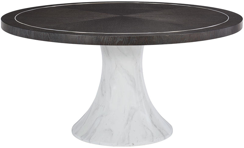 Bernhardt Decorage Round Dining Table in Silver Mist - Furniture City (CA)l