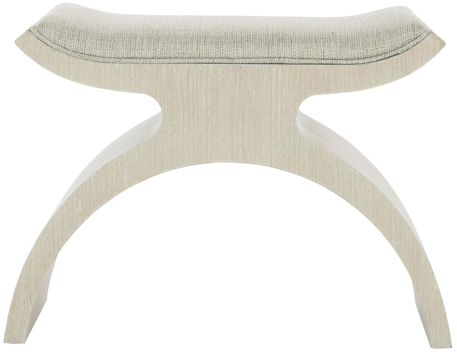 East Hampton Bench in Cerused Linen 395-506 - Furniture City (CA)l