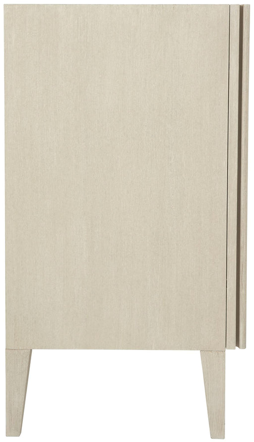 East Hampton Entertainment Console in Cerused Linen 395-860 - Furniture City (CA)l