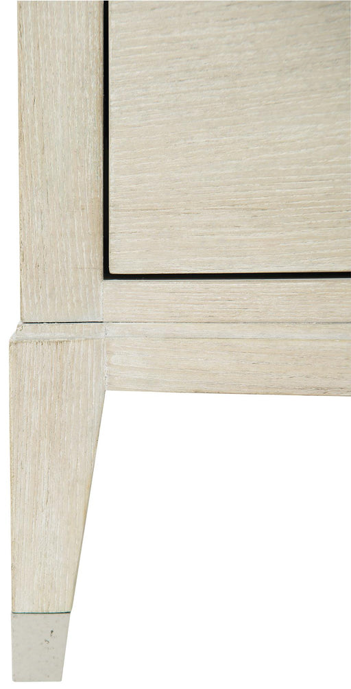 East Hampton Nightstand in Cerused Linen 395-226 - Furniture City (CA)l