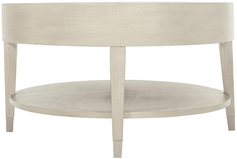 Bernhardt East Hampton Cocktail Table in Cerused Linen 395-013 - Furniture City (CA)l