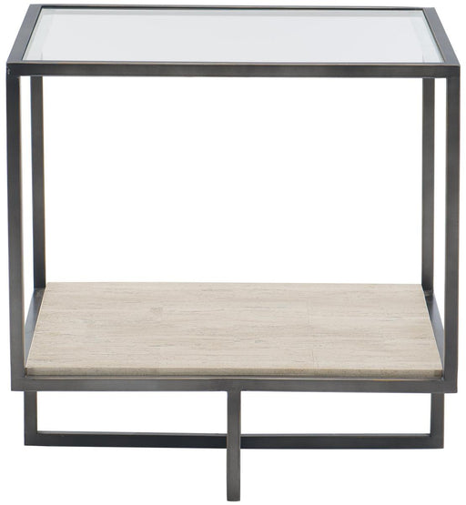 Bernhardt Harlow Metal Square End Table in Bronze 514-021 image