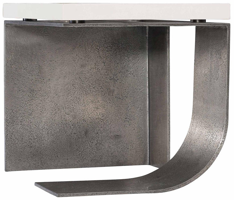 Interiors Catalina Bunching Table in White/Grapite 301-155