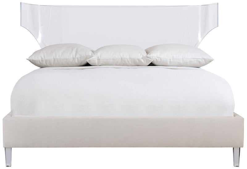 Bernhardt Interiors Estella Acrylic Upholstered Platform Bed - Furniture City (CA)l