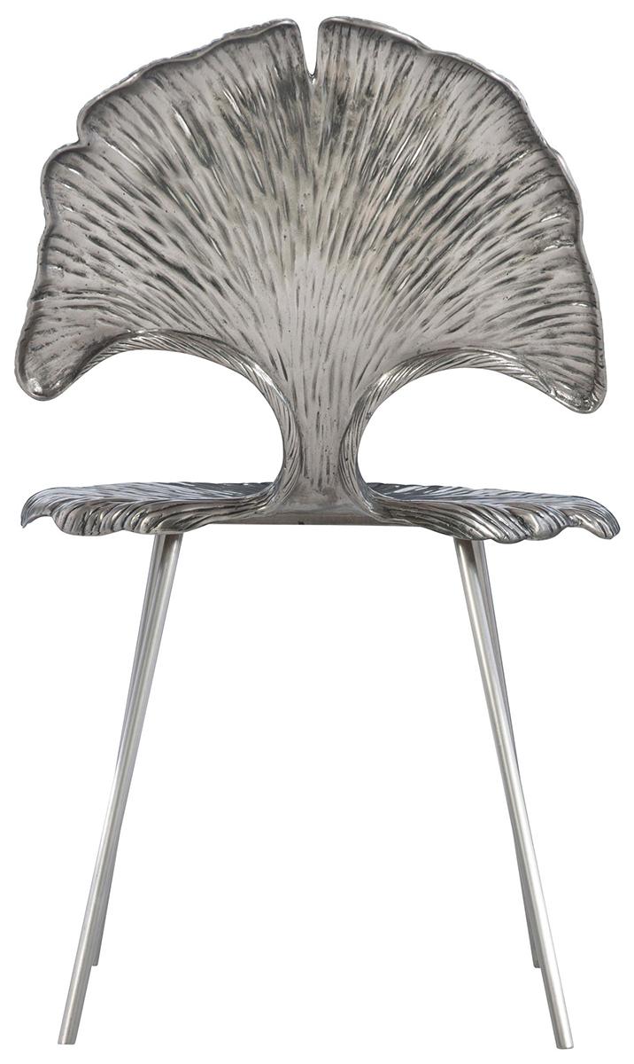 Bernhardt Interiors Felicity Metal Dining Chair in Shiny Nickel (Set of 2) 301-547 - Furniture City (CA)l