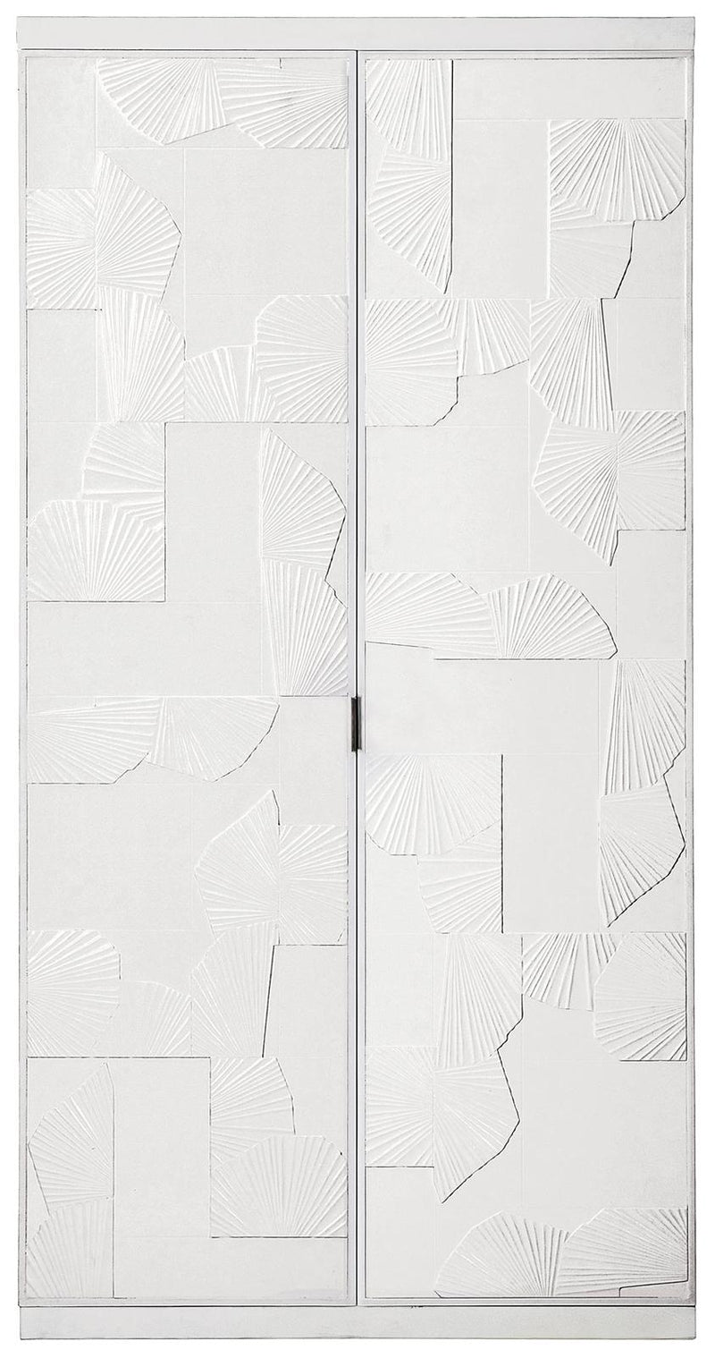 Bernhardt Interiors Genevieve Shoe Cabinet in White Plaster 301-146 - Furniture City (CA)l