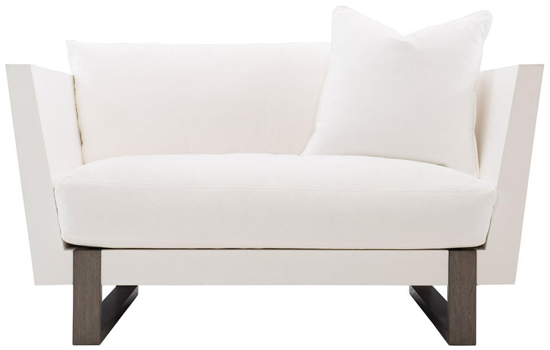 Bernhardt Interiors Mirabella Chair in White Plaster/Rustic Gray N5423 - Furniture City (CA)l