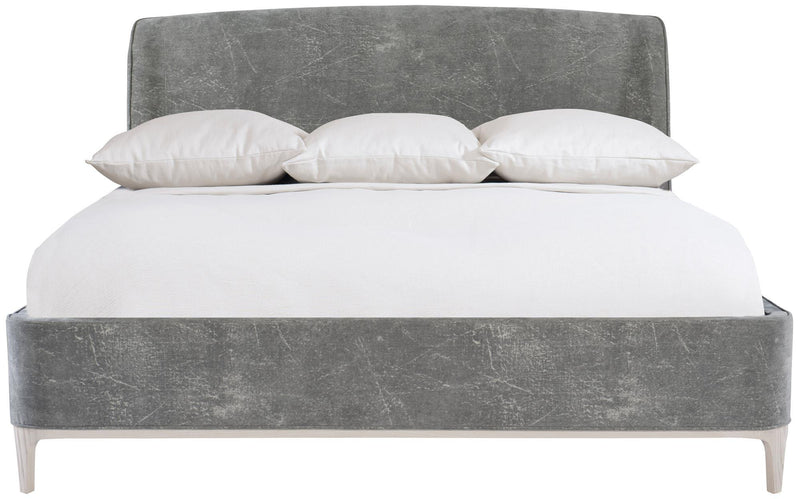 Bernhardt Interiors Pemberly Upholstered Bed in Glacier White - Furniture City (CA)l