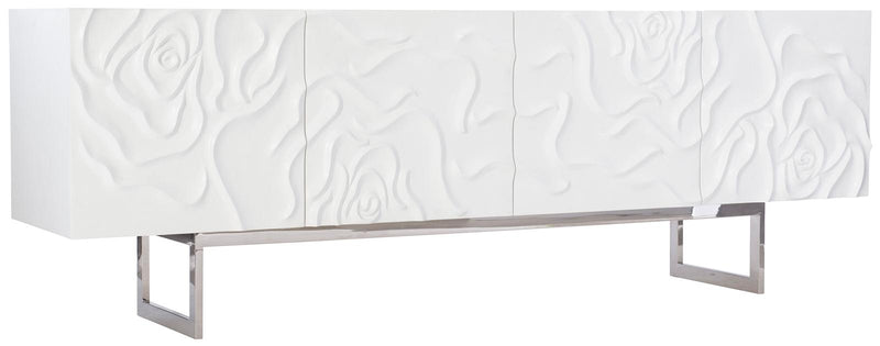 Bernhardt Interiors Penrose Credenza in White Plaster 301-870 - Furniture City (CA)l